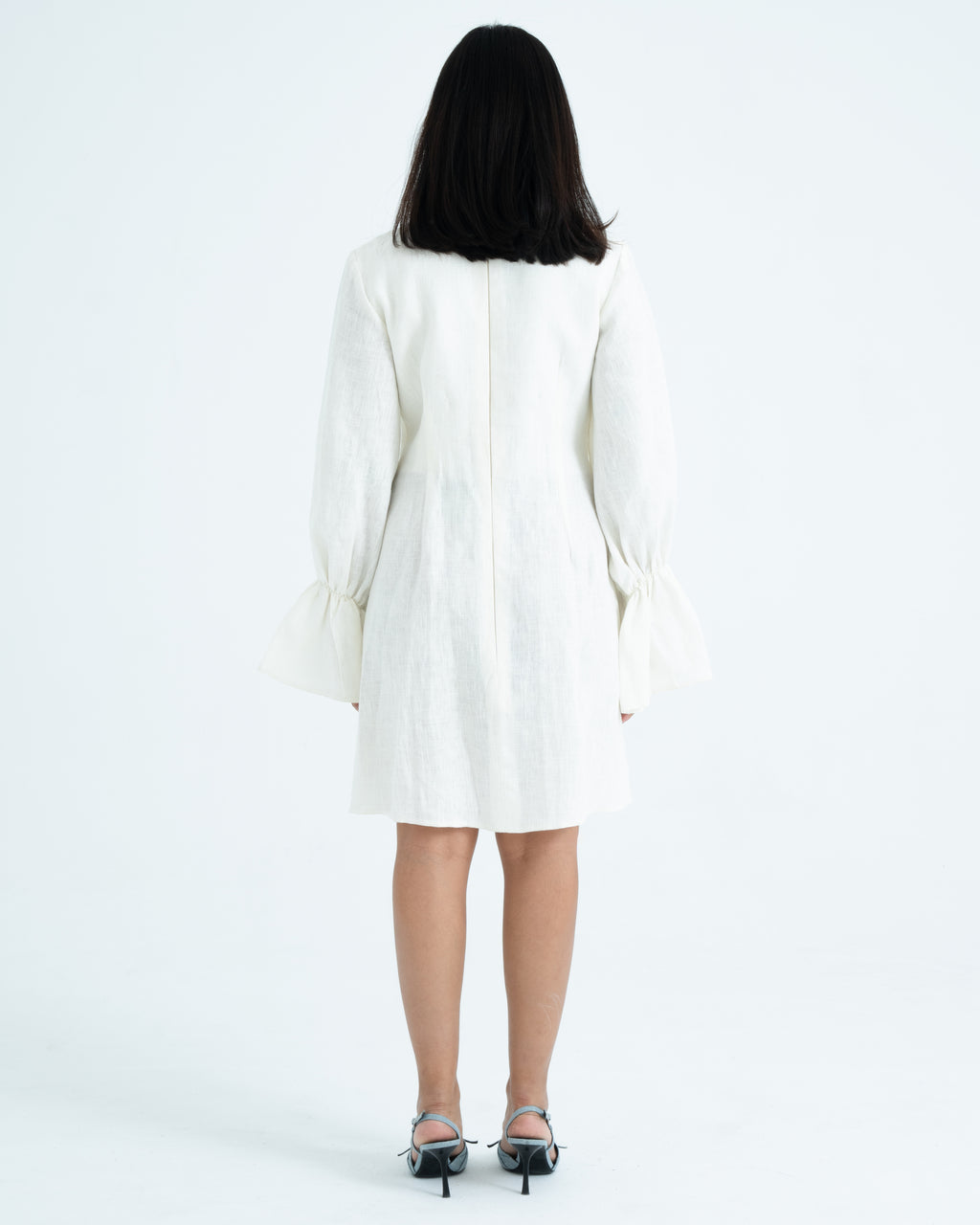 Pleated Godet Dress